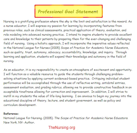 10 Professional Goals For Nurses The Nursing