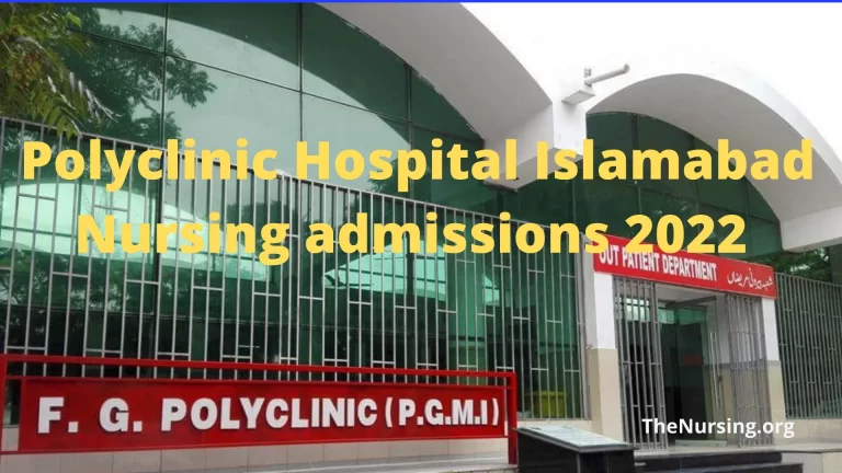 Polyclinic Hospital Islamabad Nursing admission 2022 