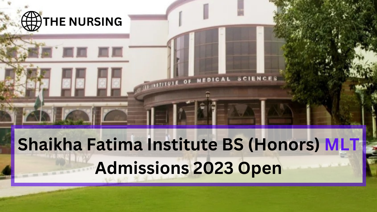 Jinnah Institute Of Medical Sciences Bs Nursing Admissions 2023 The